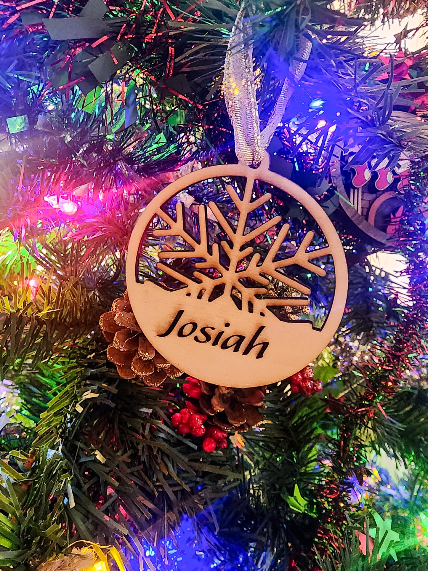 Name Snowflake Ornament