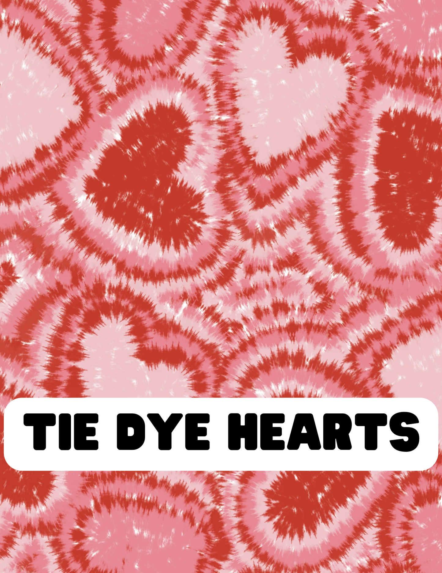 Tie Dye Hearts