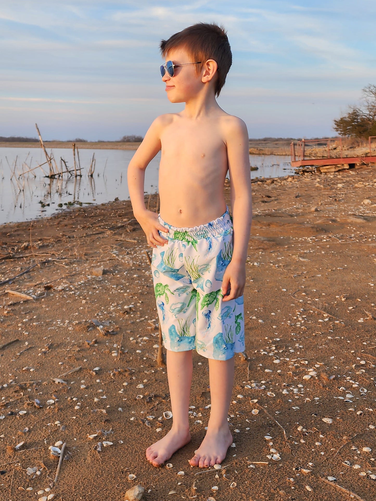 Kid Swim Trunks - The Little Dickens Shop