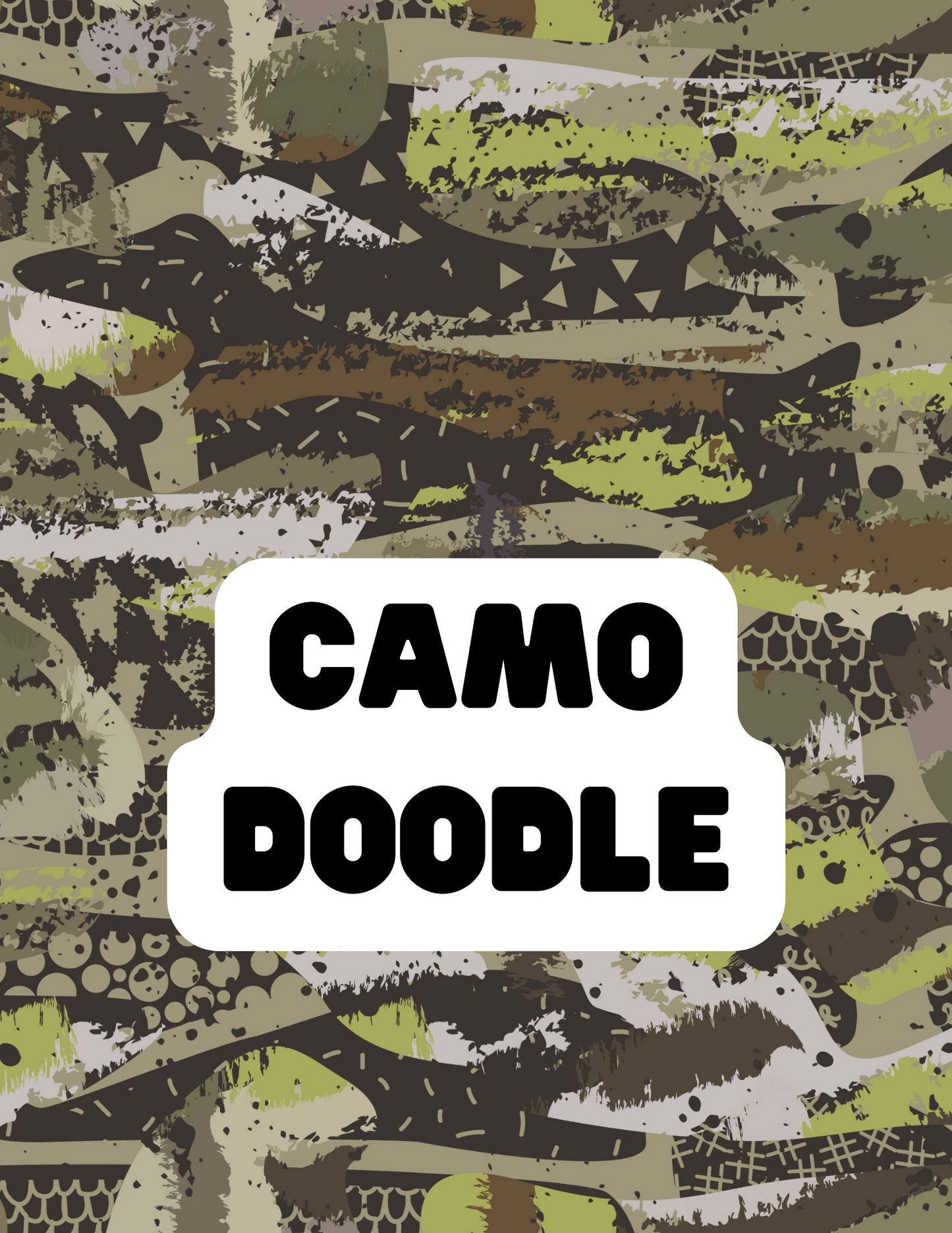 Camo Doodle - The Little Dickens Shop