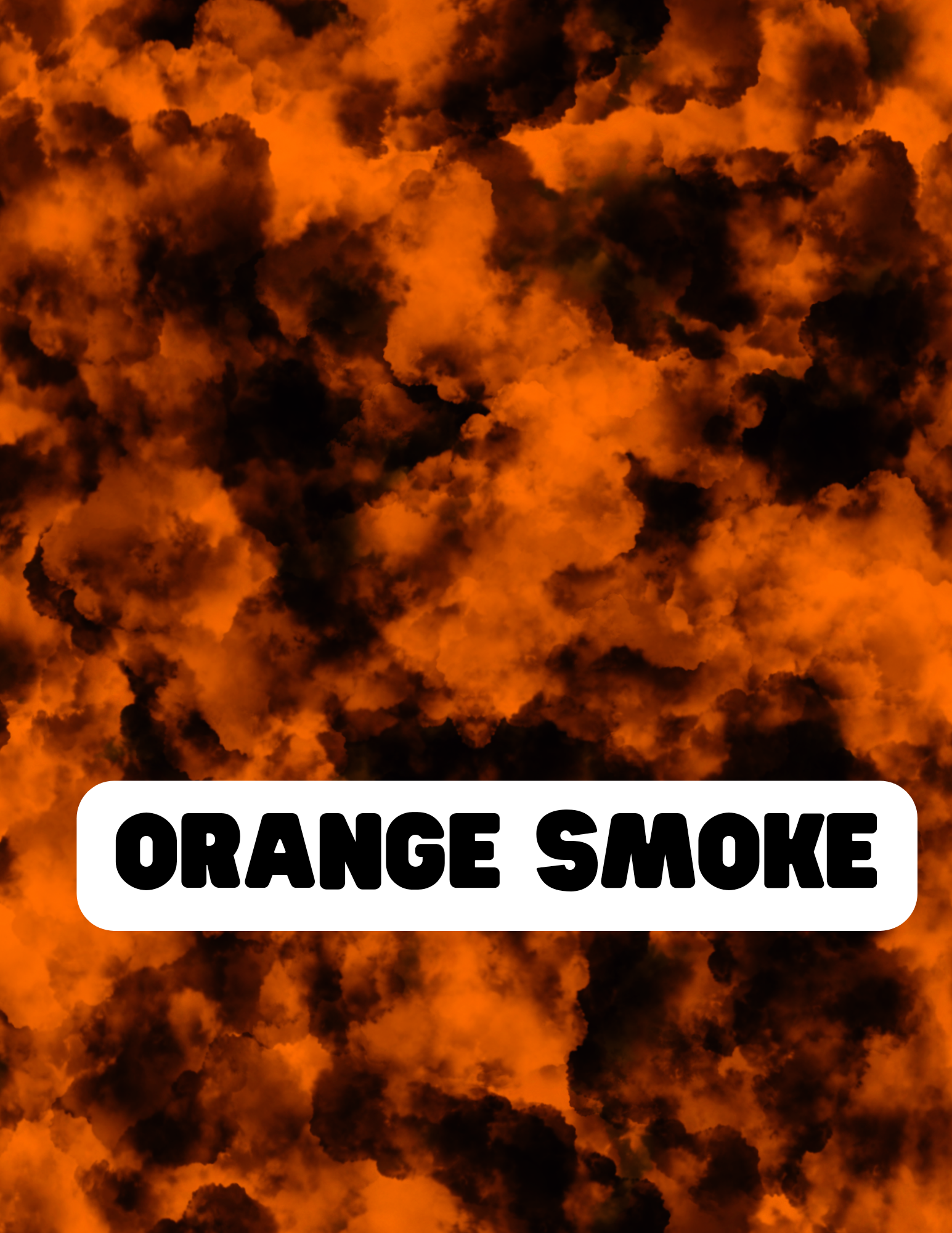 Orange Smoke - The Little Dickens Shop