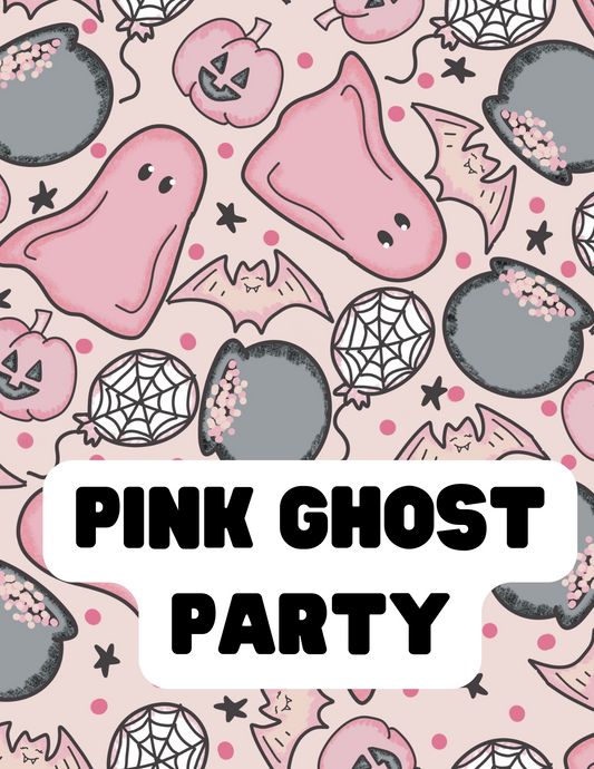 Pink Ghost Party - The Little Dickens Shop