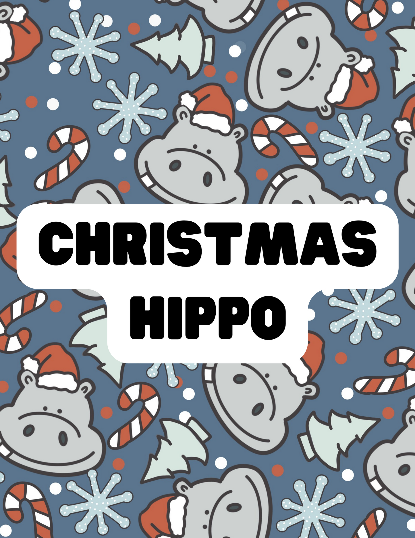 Christmas Hippo