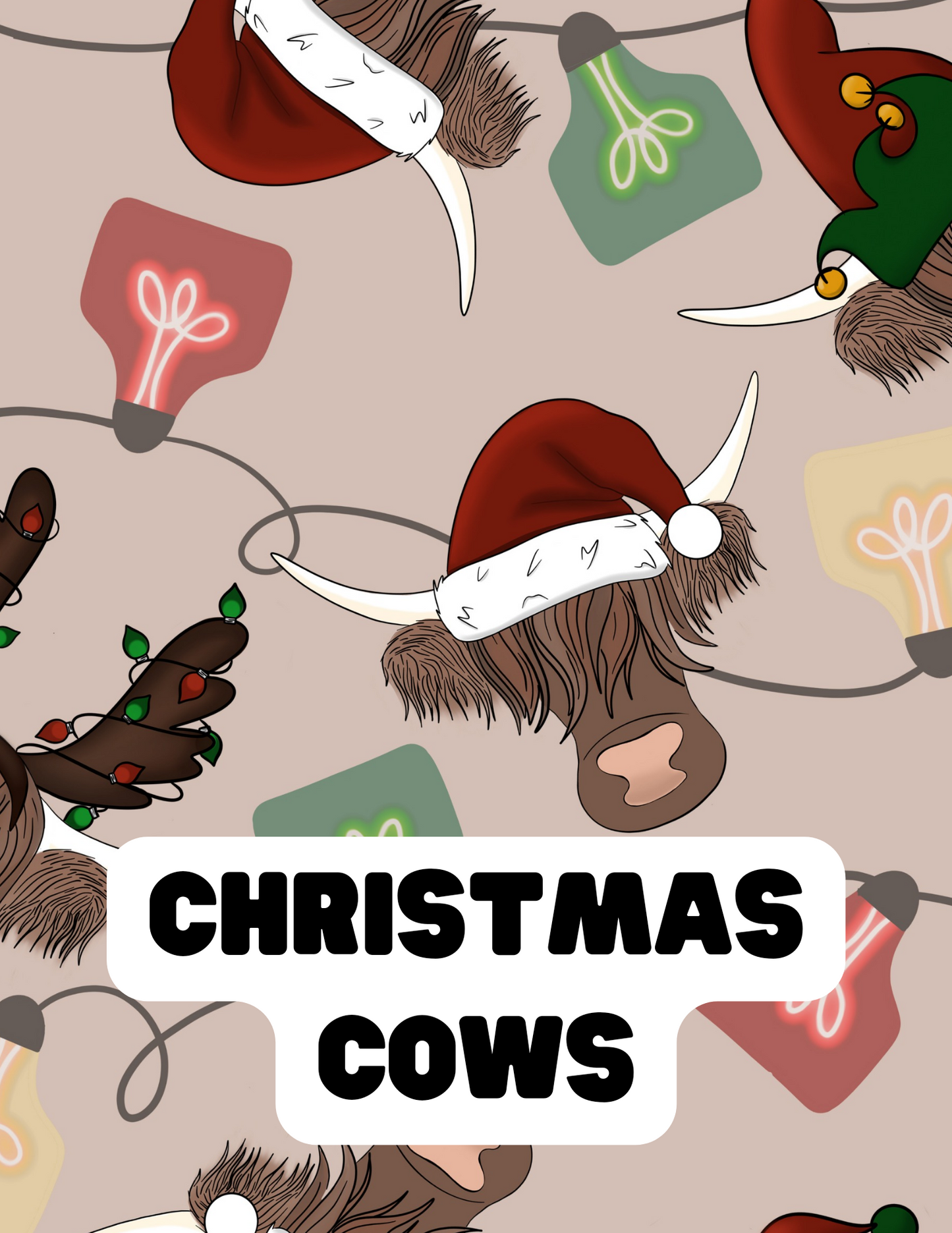 Christmas Cows