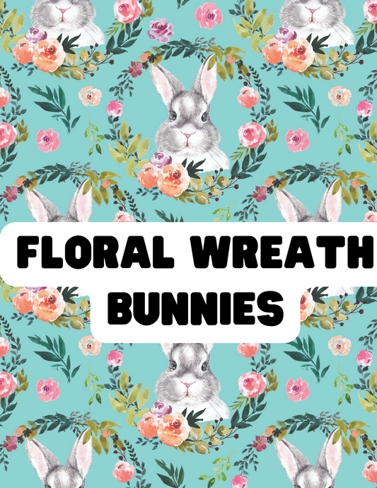 Floral Wreath Bunny