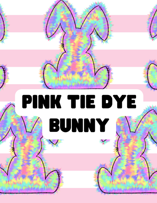 Pink Tie Dye Bunny