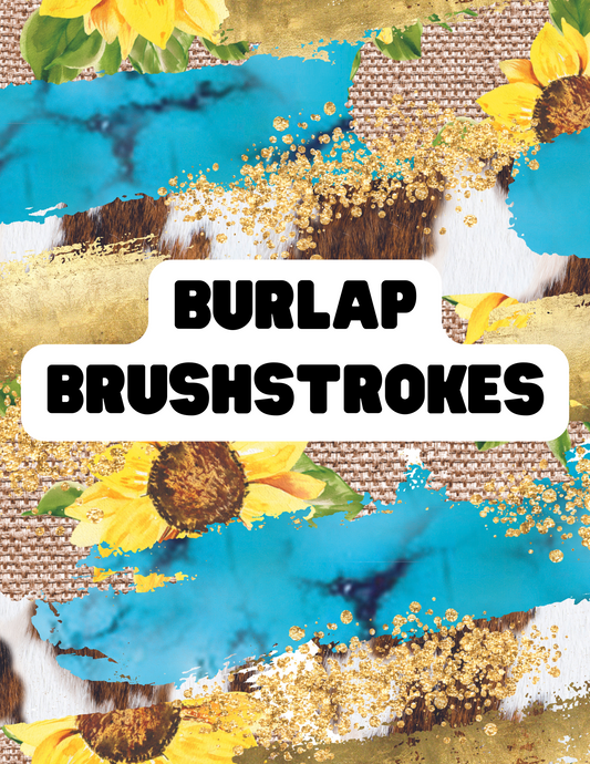 Burlap Brushstrokes