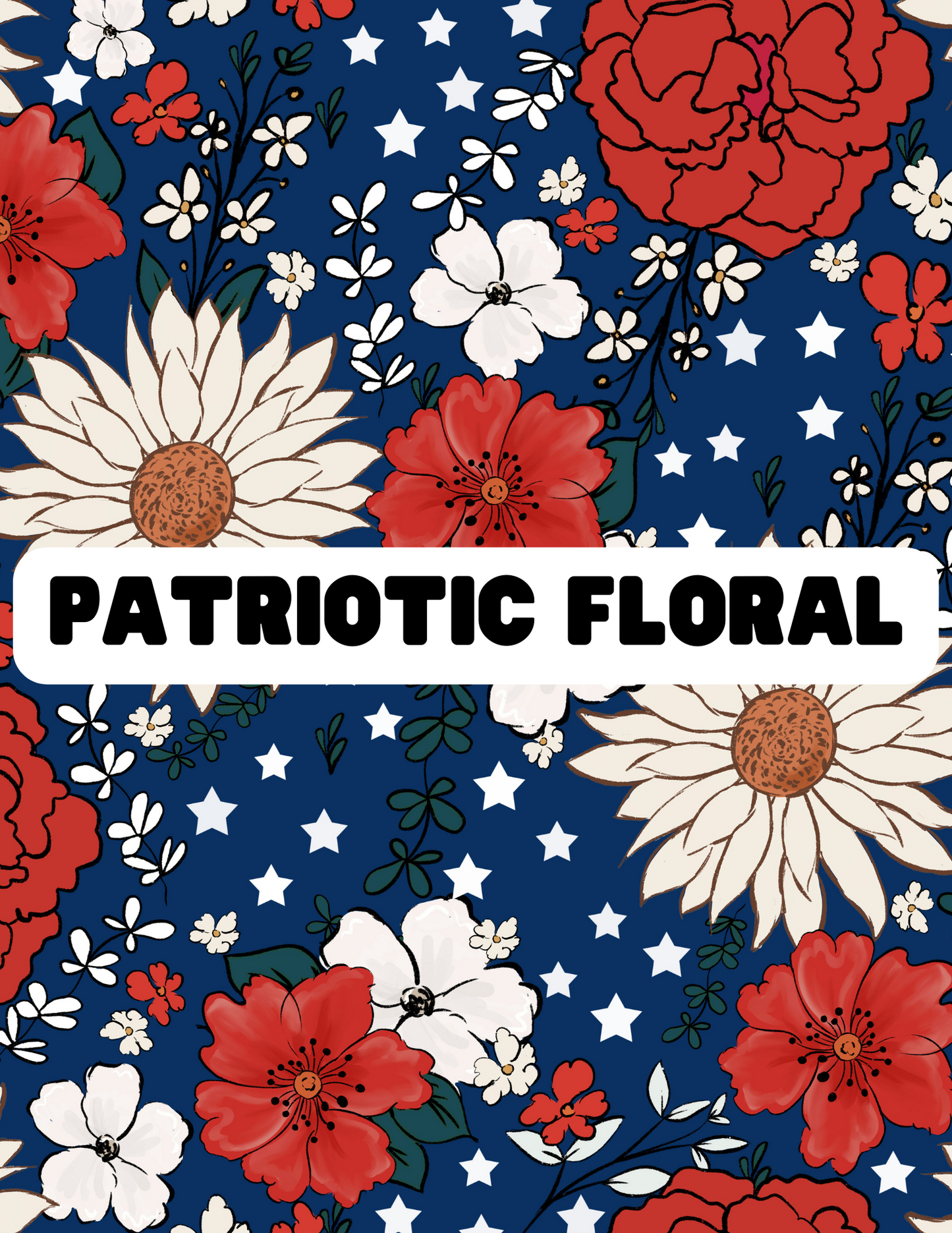 Patriotic Floral - The Little Dickens Shop