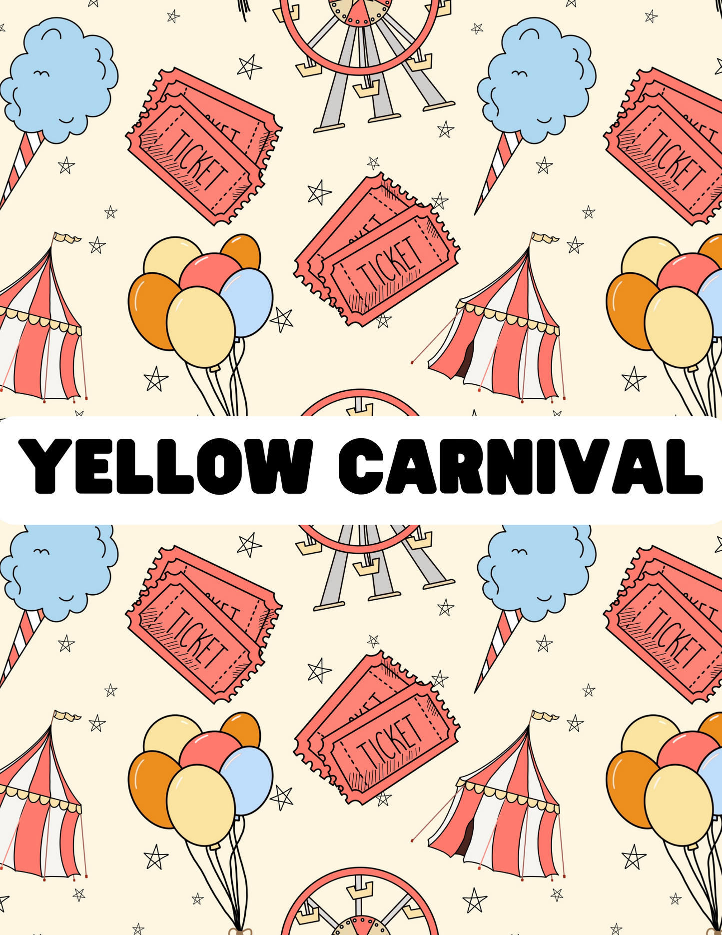 Yellow Carnival - The Little Dickens Shop