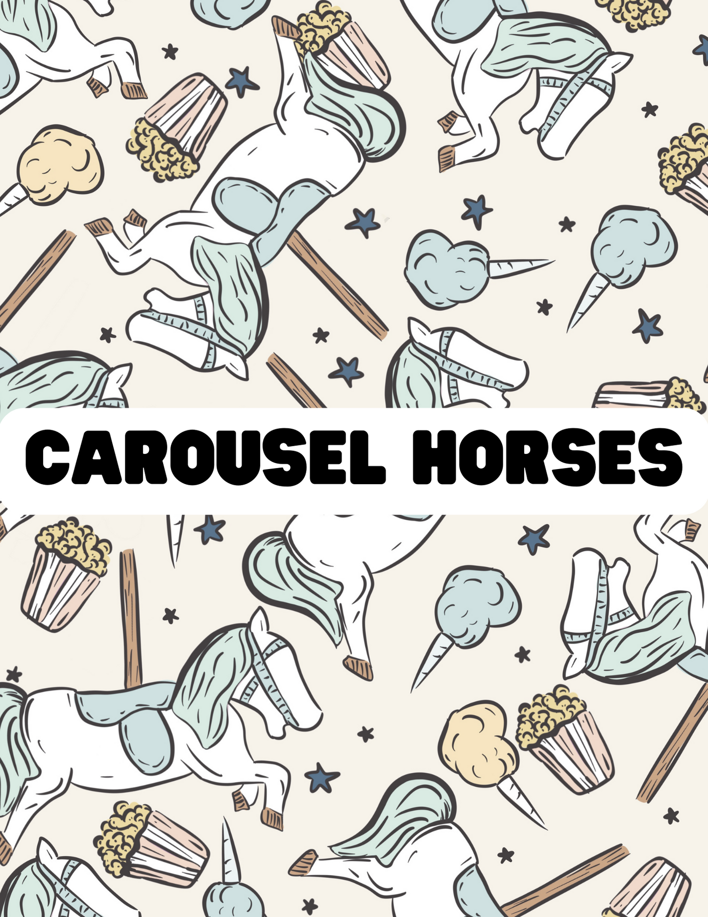 Carousel Horses - The Little Dickens Shop