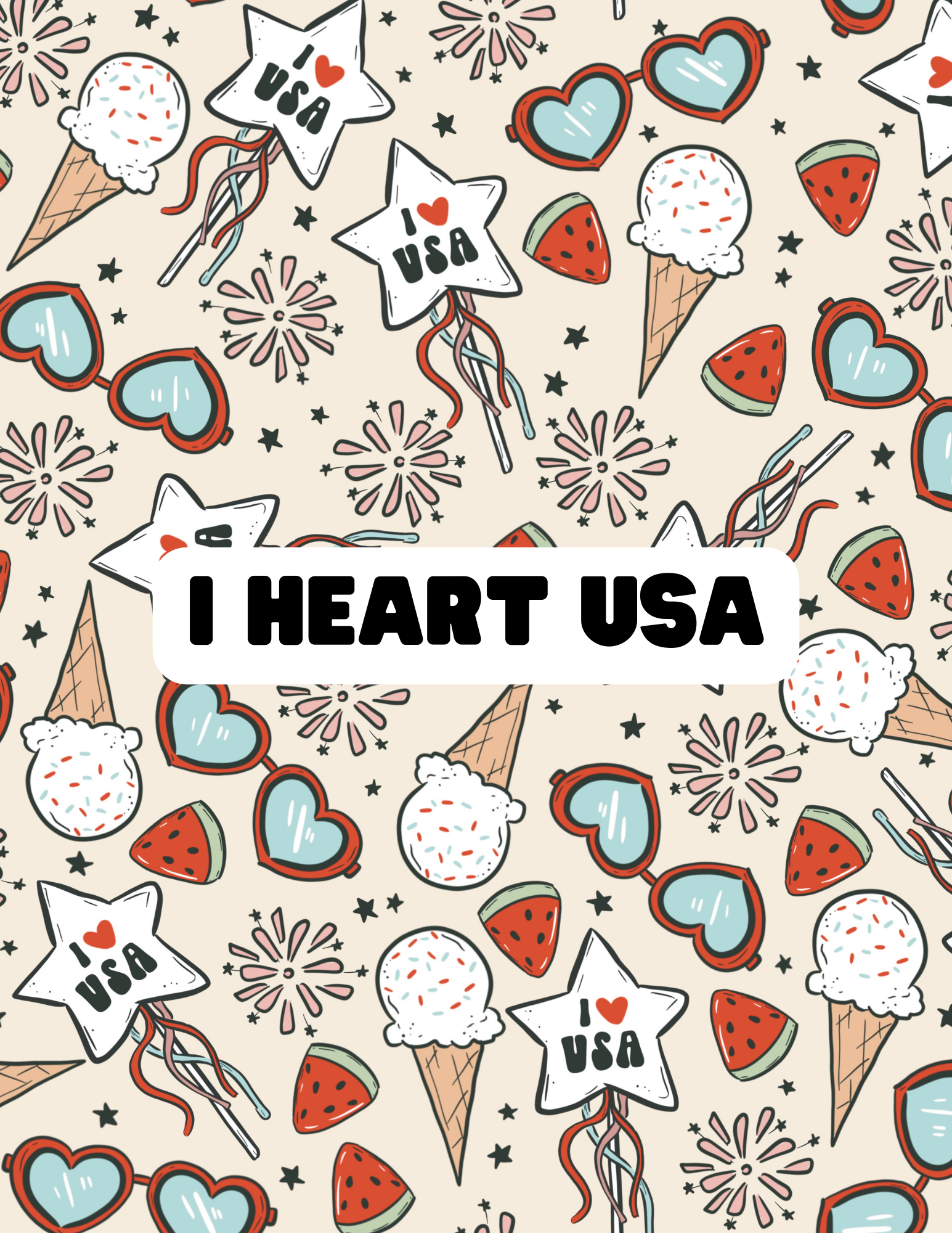 I Heart USA - The Little Dickens Shop