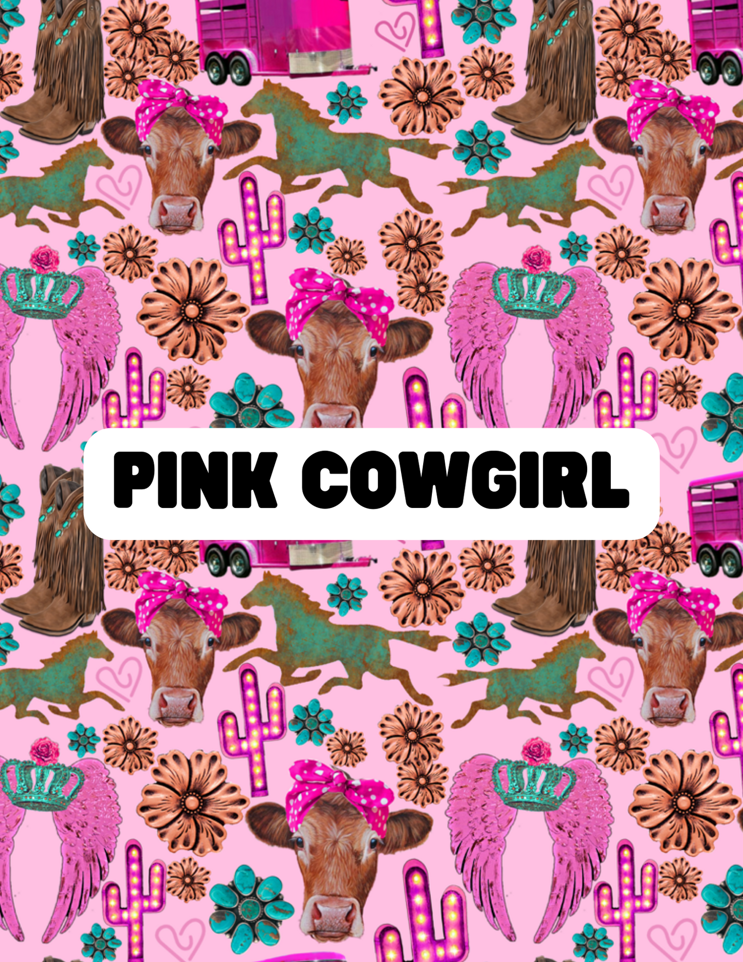 Pink Cowgirl - The Little Dickens Shop