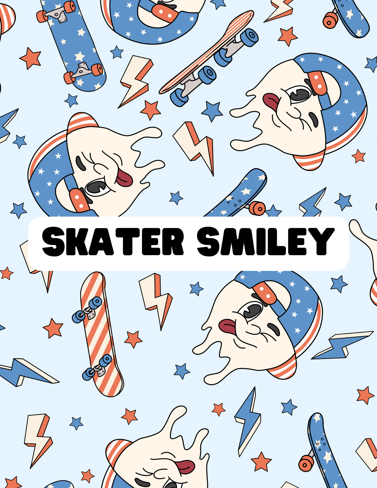 Skater Smiley - The Little Dickens Shop