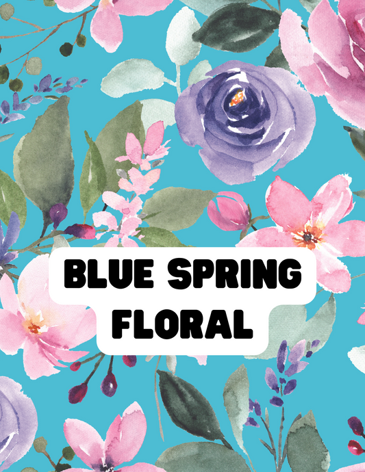 Blue Spring Floral