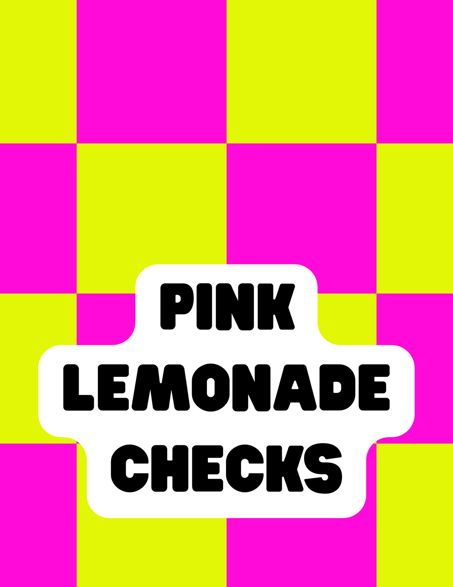 Pink Lemonade Checks