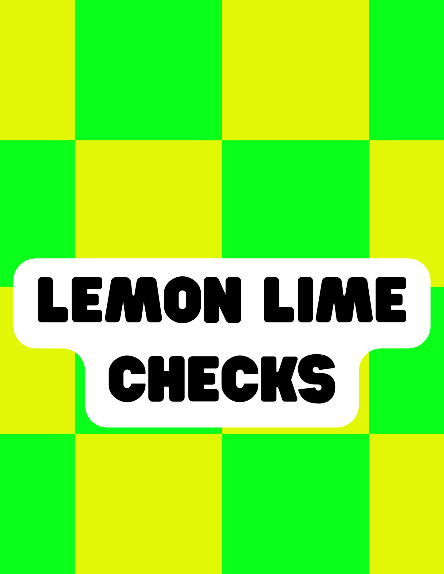 Lemon Lime Checks