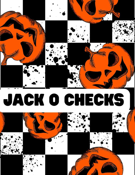 Jack O Checks - The Little Dickens Shop