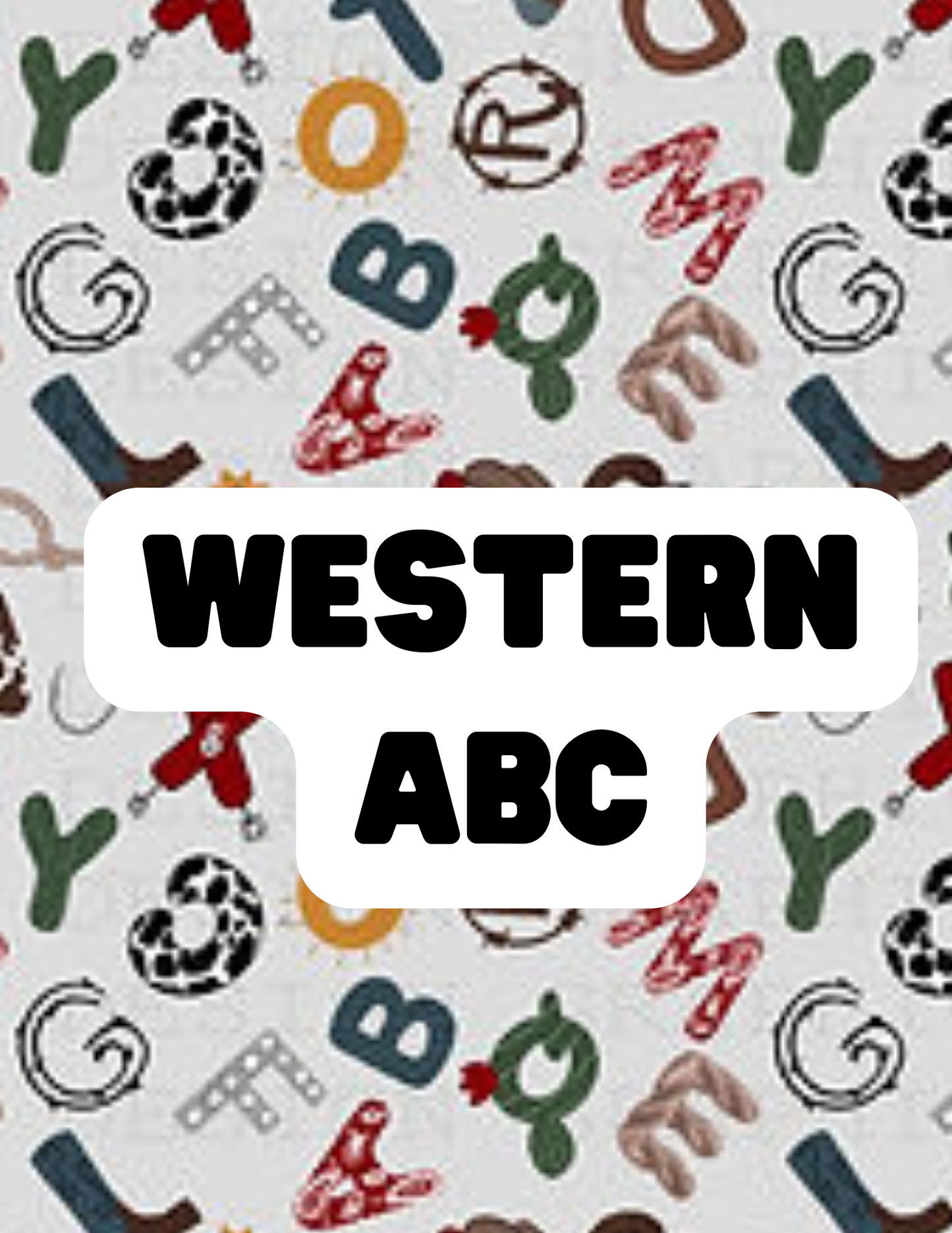 Western ABC - The Little Dickens Shop