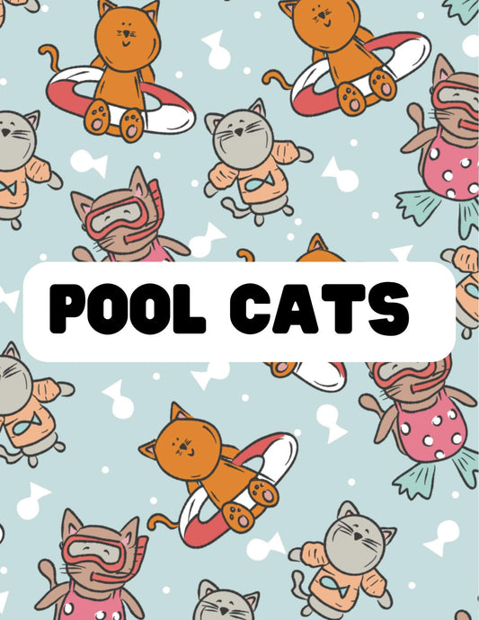 Pool Cats - The Little Dickens Shop