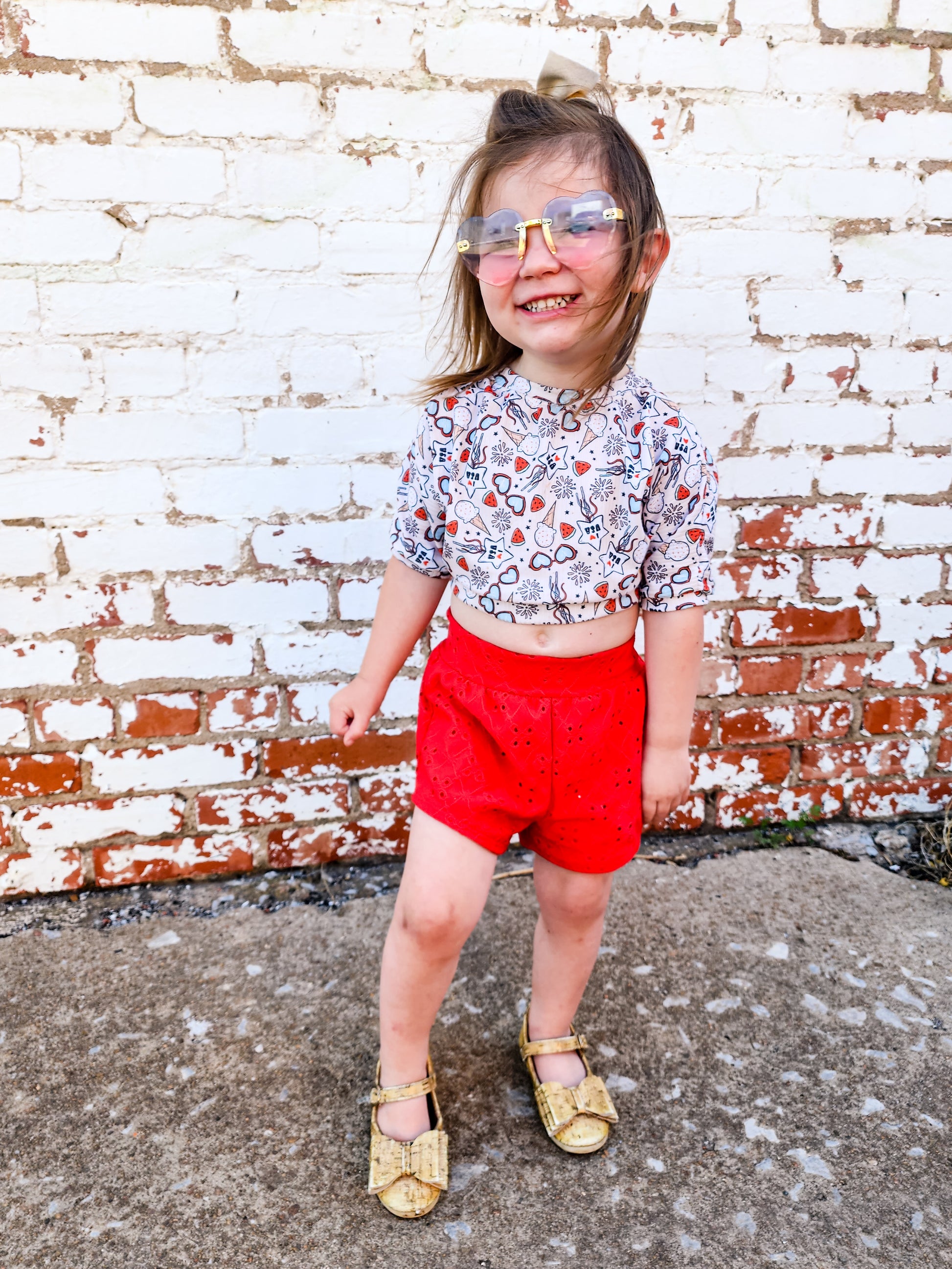 Patriotic Lounge Top - The Little Dickens Shop