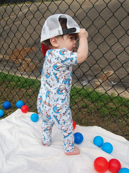 Patriotic Grow With Me Romper - The Little Dickens Shop