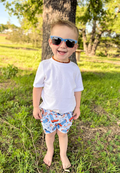 Patriotic Jogger Shorts - The Little Dickens Shop