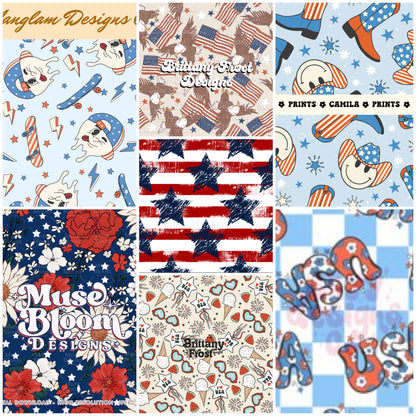 Patriotic Lounge Top - The Little Dickens Shop